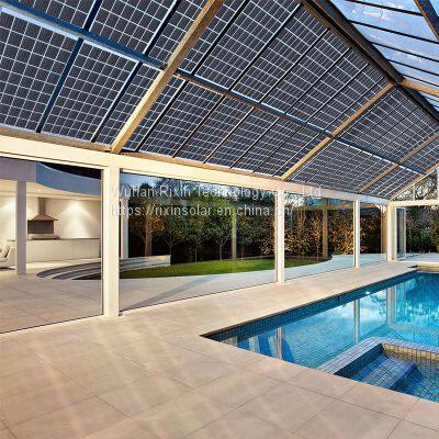 Rixin BIPV Solar Panels Supply Monocrystalline Silicon PV Modules Customized Solar Panel