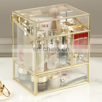 Makeup Organizer Perfume Lipstick Brush Lash Eyeshadow Foundation Storage Box Vanity Cosmetic Make Up Acrylic Organizer Makeup