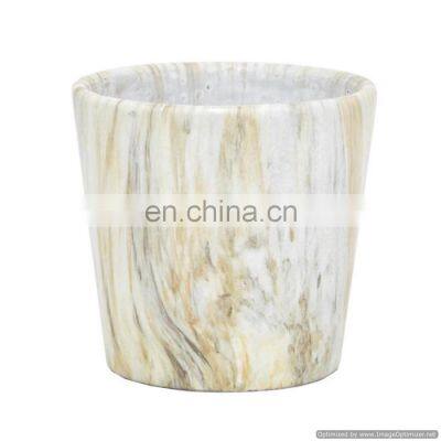 marble flower vase