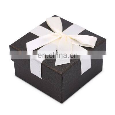 New Design Custom  Logo  Hot Style  Fashion Classic Luxury Jewelry Box Paper  Simple Ring  Jewelry Box