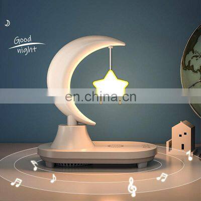 Rechargeable 7 Color Rgb Multifunctional Kids Night Light Wireless Bt Speaker Hifi Music Usb Portable Led Children's Night Light photo-4