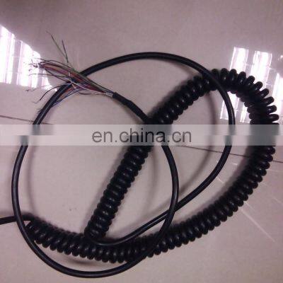 7 8 9 10 12 14 15 16 17 18 2122 26 Cores CNC MPG Spring Spiral Cable length customized