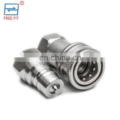 Made in China Female and Male 1/2 Inch ISO 7241-B Hydraulic Quick Coupling for Agricultural Machinery