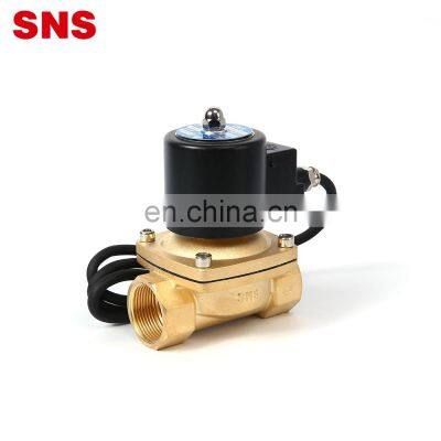 SNS 2WF200-20 110V Explosion-proof Normally Closed Pneumatic Large Diameter Coil Brass Solenoid Valve photo-5