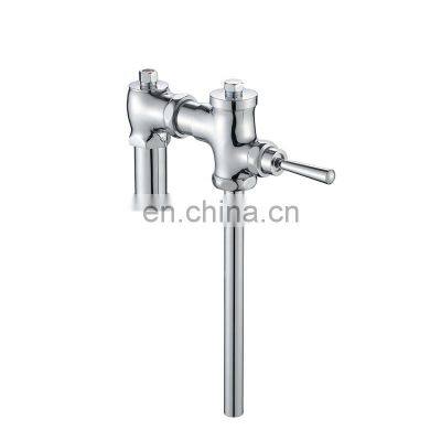 Quality Assurance Induction Delay Toilet Urinal Flush Valve Wall-mounted Button Delay Flush Toilet Valve