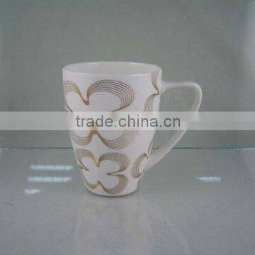 porcelain white mug