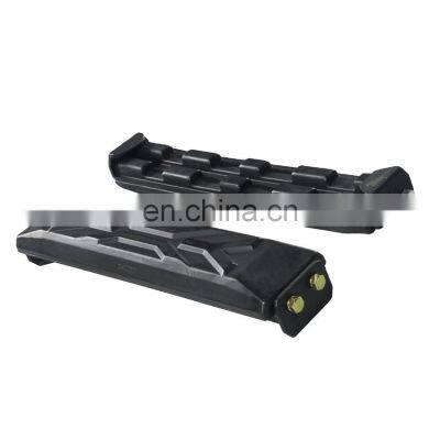 End Fixed Clip On Excavator Rubber Track Pad