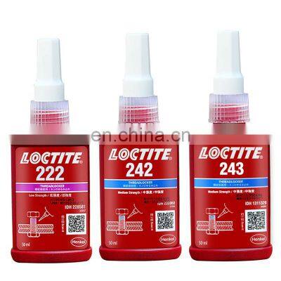 New 50ml Threadlocker Loctiter 222 242 Screw Glue 243 Anti-loose Tight Sealing Adhesive Thread Fastening Glue