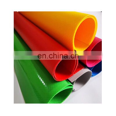 600g/m2 Waterproof PVC Coated Polyester Tarpaulin Fabric Roll Manufacturer Producer