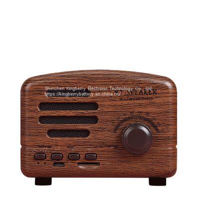 Bluetooth speaker Mini radio Wireless retro speaker Outdoor portable mini speaker