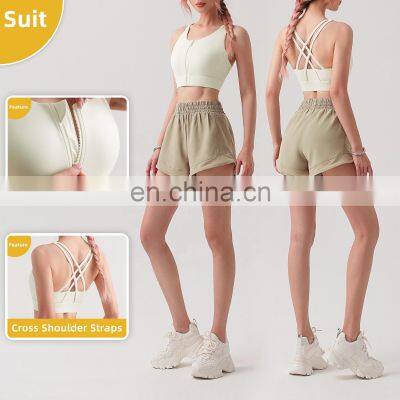 LOLOLULU Спортивный бюстгальтер с антискользящим молнием спереди photo-3