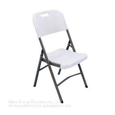 Plastic Iron Pipe Folding Chair DC-P80