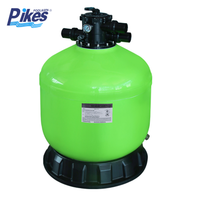 Pikes New Sand Filter Fluorescent Green Glossy Surface Wholesale Swimming Pool Filtration Fiberglass Sand Filter