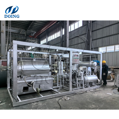 High Grade New Design Waste Tyre Thermal Pyrolysis Plant for Rubber Waste and Tires