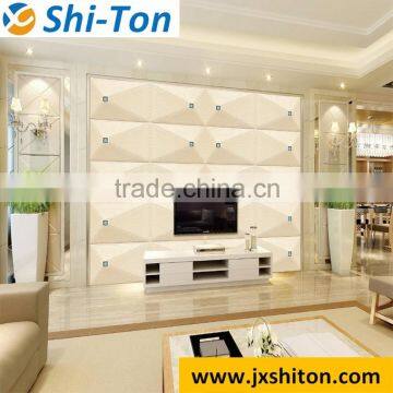 china home decor wholesale faux leather polyurethane price 3d light wall panel