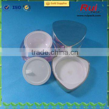 15ml Heart Shape Acrylic Plastic Jar With Plastic Cap photo-3