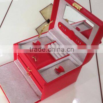 Luxury pu material exquisite jewellery box NS-SH650                        
                                                Quality Choice