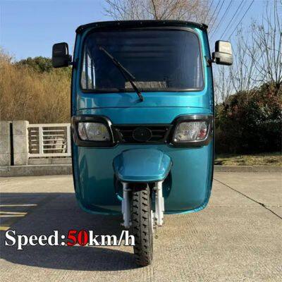 2025 100km Long Range Tuk Tuk India Model Passenger Tricycle Motorcycle 3 Wheel Mobility Auto Rickshaw for Sale