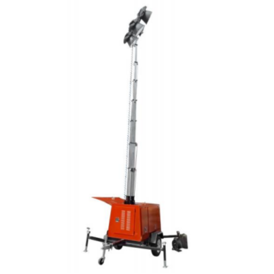 Telescoping Rotating Tower Solar Lighting Tower Crane Solar Warning Light for Factory Sales
