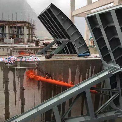 Arc gate steel gate, arc gate, sewage treatment steel gate, reservoir hydraulic steel gate valve