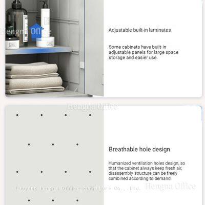 Anti-Corrosion ABS Storage Locker | With Silicone Protection Corners, Waterproof | for Employee Lockers photo-2