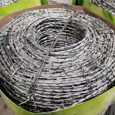 Real Barbed Wire Roll Heavy Duty Strong and Durable Barbed Wire Security Fence photo-3