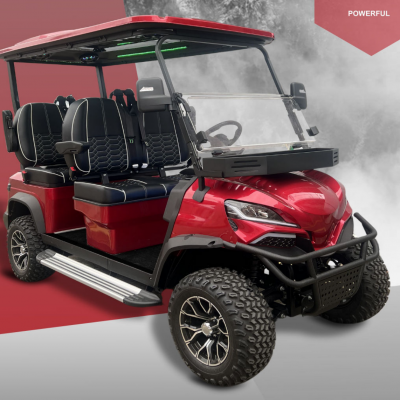 Four-seated Lithium Battery Powered Electric Golf Cart