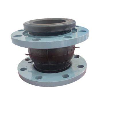 Single Sphere Carbon Steel Flexible Pipe Fitting Flexible Connector Universal Joints Rubber Expansion Joint photo-4