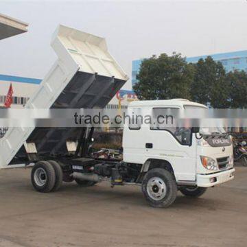 2015 RHD Double cab Foton dumper mini for sale,4x2 foton tipper truck