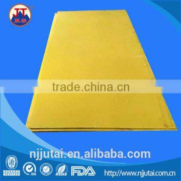 Yellow and cream polyamide nylon 66 sheet