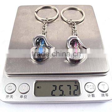Wholesale Jewelry Heart Desgin for Couple Promotional Metal Keychain photo-5
