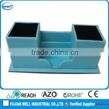 high quality PU leather recycle pen holder in China