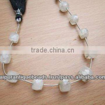 MOONSTONE BOX BEADS GEMSTONE