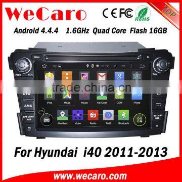 Wecaro WC-HI7029 Android 4.4.4 car stereo 2 din for hyundai i40 car dvd gps navigation radio gps 1080p 2011-2013