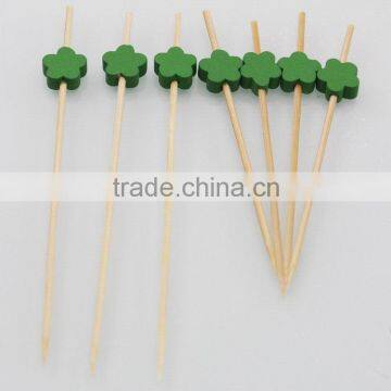 New arrival different packing cocktail decorative bamboo knotted picks
