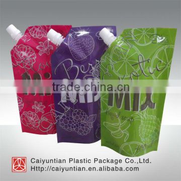 stand up liquid soap spout pouch bag refill liquid soap dispenser