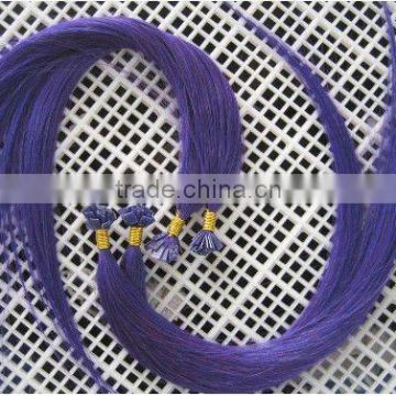 Purple Hair Extension/Flat Keratin Tip Flat Tip Hair Extension