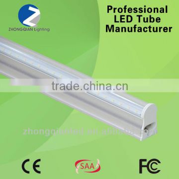 High brightness 8w t5 led tube lighting with pc lampshade