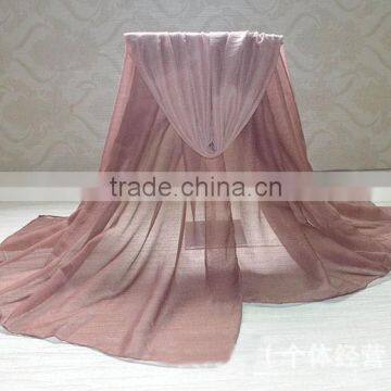 Trend All-match Long Large Gradient Color Ladies' Foulard Scarf Muslim Hijabs