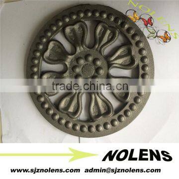 Ornamental Wrought Iron Cast Steel Leaves/ Flower For Fence Gate Stairs,Cast Steel Floral Elements