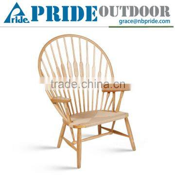 Simple Modern Dining Classic Wooden Chair Designs High Back Throne Peacock Chair