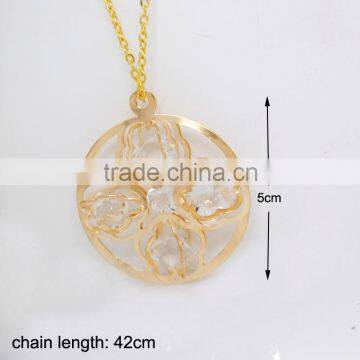 Bulk Buy From China Dubai Gold Jewelry Set Gold Crystal Necklace photo-2
