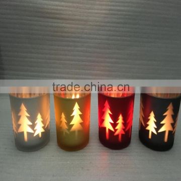 2016 top sell wholesale christmas votive candle holder xmas decorations