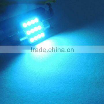 2X Aqua Blue 12SMD 1.25" 31mm LED Bulbs DE3175 DE3022 Car Interior Lights LC-1 photo-3