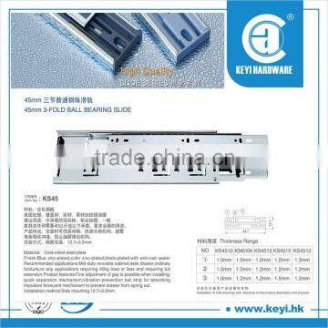 Roller ball bearing drawer slides