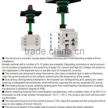 DC Isolator Switch Internal Built in PV Solar 1500V 2-12pole Door Clutch photo-3