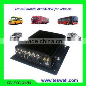 ROHS FCC CE certified GPS 3G Motion Detection mobile dvr TS-610 with 4ch Full D1 Recording