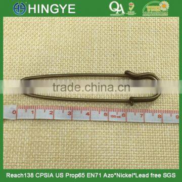 Wholesale High Quality 80mm Antique Brass Safety Pin for Sweater photo-4