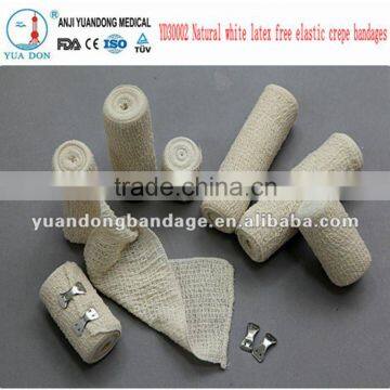 YD30002Hot Sell Factory Quality Nature White Latex Free Elastic Crepe Bandage photo-4