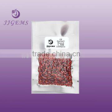 1.6mm garnet raw small stones for jewelry